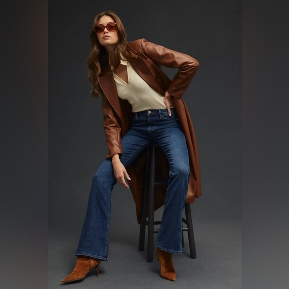 FRAME Le High Flare Jeans Size 25 Benedict Canyon Dark Wash 70s Style - Picture 16 of 16